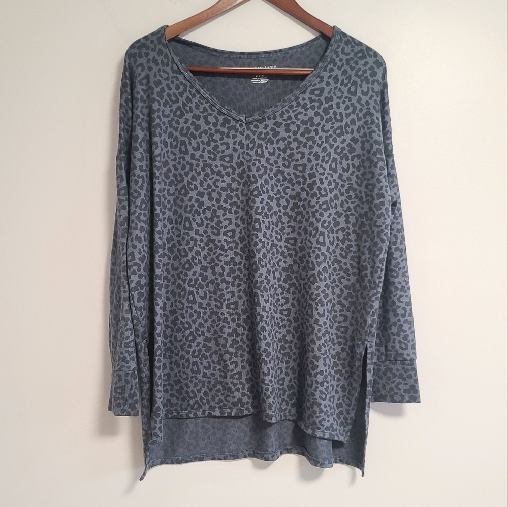 American eagle leopard shirt